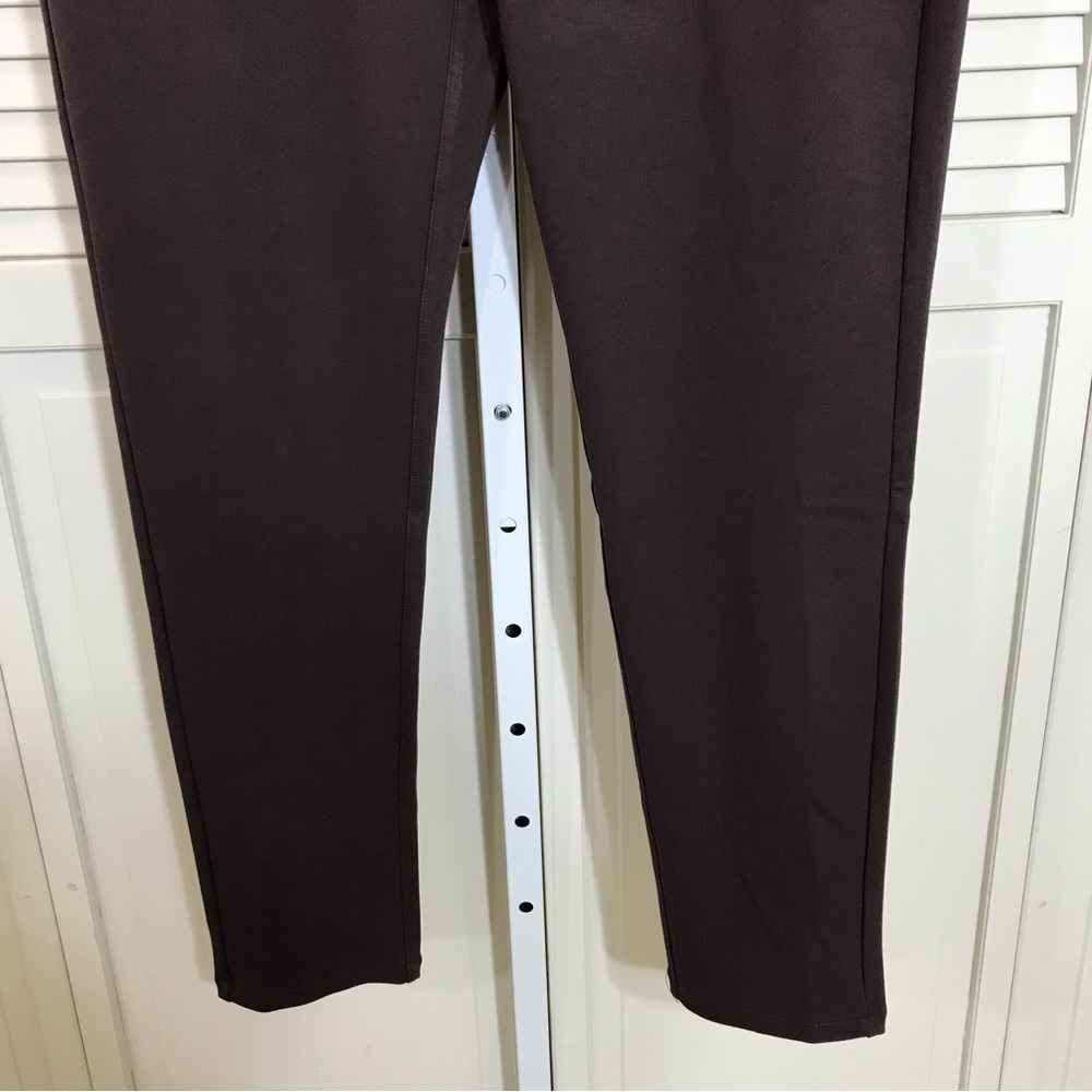 NWT Michael Kors Chocolate Gold Logo Slim Fit Knit Pants XL - Picture 4 of 13